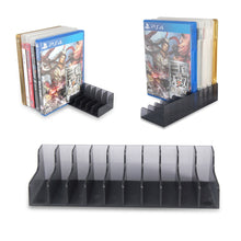 Load image into Gallery viewer, 2pcs For PS5 PS4/Slim/Pro 10 Game Discs Storage Stand Games Holder Bracket for Sony Playstation 4 Play Station PS 4 Accessories
