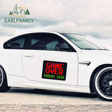 Load image into Gallery viewer, Game Over Insert Coin Arcade 43cm x 40cm for Big Car Stickers Window Decal Vinyl Car Door Wall Vehicle Decoration