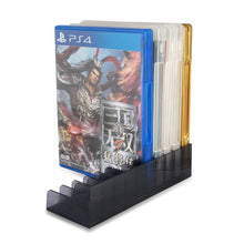 Load image into Gallery viewer, 2pcs For PS5 PS4/Slim/Pro 10 Game Discs Storage Stand Games Holder Bracket for Sony Playstation 4 Play Station PS 4 Accessories