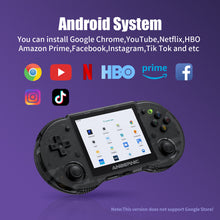 Load image into Gallery viewer, Anbernic New RG353P Handheld Game Console 3.5 Inch Multi-touch Screen Android Linux System HDMI-compatible Player 64G 4400 Games
