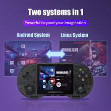 Load image into Gallery viewer, Anbernic New RG353P Handheld Game Console 3.5 Inch Multi-touch Screen Android Linux System HDMI-compatible Player 64G 4400 Games