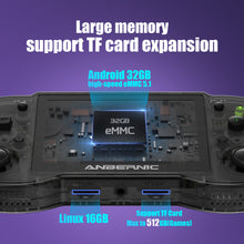 Load image into Gallery viewer, Anbernic New RG353P Handheld Game Console 3.5 Inch Multi-touch Screen Android Linux System HDMI-compatible Player 64G 4400 Games