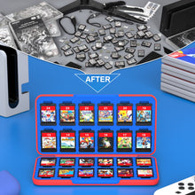 Load image into Gallery viewer, BEBONCOOL 24 in 1 Switch Game Card Case Holder Magnetic for Nintendo Game Card Storage