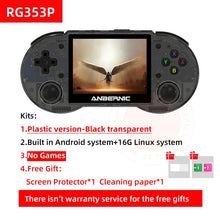 Load image into Gallery viewer, Anbernic New RG353P Handheld Game Console 3.5 Inch Multi-touch Screen Android Linux System HDMI-compatible Player 64G 4400 Games