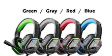 Load image into Gallery viewer, EKSA E1000 Gaming Headphones With Noise Cancelling Microphone RGB Light 7.1 Surround Sound Wired Gaming Headset Gamer For PS4 PC