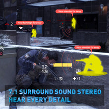 Load image into Gallery viewer, EKSA E1000 Gaming Headphones With Noise Cancelling Microphone RGB Light 7.1 Surround Sound Wired Gaming Headset Gamer For PS4 PC