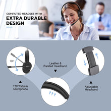 Load image into Gallery viewer, EKSA H12 Wired Headphones with Microphone for PC/PS4/Xbox Gaming Headset Gamer 3.5mm On-Ear Call Centre/Traffic/Computer Headset