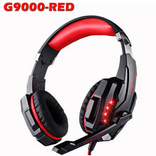 Load image into Gallery viewer, Game Headphones Gaming Headsets Bass Stereo Over-Head Earphone Casque PC Laptop Microphone Wired Headset For Computer PS4 Xbox
