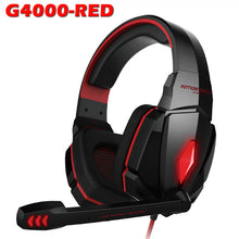 Load image into Gallery viewer, Game Headphones Gaming Headsets Bass Stereo Over-Head Earphone Casque PC Laptop Microphone Wired Headset For Computer PS4 Xbox