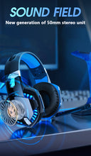 Load image into Gallery viewer, Game Headphones Gaming Headsets Bass Stereo Over-Head Earphone Casque PC Laptop Microphone Wired Headset For Computer PS4 Xbox