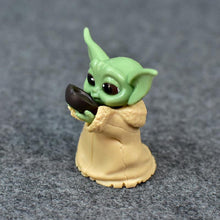Load image into Gallery viewer, 5pcs/set Baby Yoda Grogu Mandalorian Action Figure Toys 4-7cm Yoda Baby Action Toys Star Wars Figures
