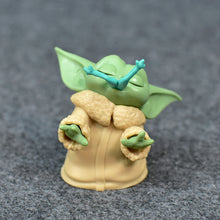 Load image into Gallery viewer, 5pcs/set Baby Yoda Grogu Mandalorian Action Figure Toys 4-7cm Yoda Baby Action Toys Star Wars Figures