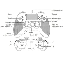 Load image into Gallery viewer, Ipega Gamepad PS4 Controller PG-P4008 Touchpad Joystick LED Indicator Playstation 4 Console Control for Sony PS4