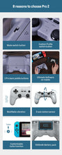 Load image into Gallery viewer, 8BitDo Pro 2 Bluetooth Gamepad Controller with Joystick for  Nintendo Switch, PC, macOS, Android, Steam & Raspberry Pi