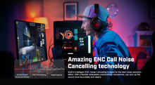 Load image into Gallery viewer, EKSA 5.8GHz Wireless Headphones E910 Gaming Headset with Microphone/ENC/7.1 Surround/Low Latency Headset Gamer for PS4/PS5/PC/TV