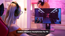 Load image into Gallery viewer, EKSA 5.8GHz Wireless Headphones E910 Gaming Headset with Microphone/ENC/7.1 Surround/Low Latency Headset Gamer for PS4/PS5/PC/TV