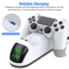Load image into Gallery viewer, For PS4 Dual USB Handle Fast Charging Dock Station Stand Charger for Playstation 4/PS4 Slim/Pro Game Controller Joystick Gamepad