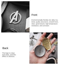 Load image into Gallery viewer, Marvels Action Figure Ornament Toys Thor Ax Iron Man Mask Thanos Glove Keychains Avengers Endgame Car Key Pendant