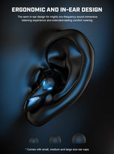 Load image into Gallery viewer, EKSA GT1 Gaming Earphone Bluetooth 5.0 Wireless Headphones with Microphone 38ms Low Latency TWS Wireless Earbuds Music/Game Mode