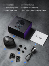 Load image into Gallery viewer, EKSA GT1 Gaming Earphone Bluetooth 5.0 Wireless Headphones with Microphone 38ms Low Latency TWS Wireless Earbuds Music/Game Mode