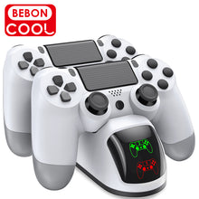 Load image into Gallery viewer, For PS4 Dual USB Handle Fast Charging Dock Station Stand Charger for Playstation 4/PS4 Slim/Pro Game Controller Joystick Gamepad