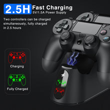 Load image into Gallery viewer, BEBONCOOL Controller Charger Dualsense Dock For PS4 Charging Station For DualShock 4/Playstation 4/PS4/ Pro /PS4 Slim Controller