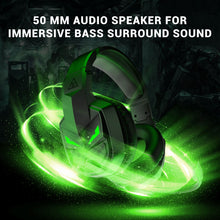 Load image into Gallery viewer, EKSA Headset Gamer 3.5mm Wired Gaming Headphones for PC/Xbox/PS4/PS5 with Noise Cancelling Microphone Over-Ear Computer Earphone