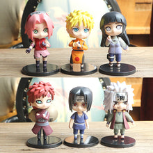 Load image into Gallery viewer, 8-10cm Naruto Anime Figures Model Q Version Naruto Sasuke Kakashi Igaara Itachi Sakura Figurine