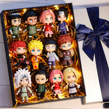 Load image into Gallery viewer, 8-10cm Naruto Anime Figures Model Q Version Naruto Sasuke Kakashi Igaara Itachi Sakura Figurine