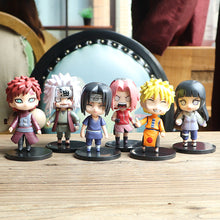 Load image into Gallery viewer, 8-10cm Naruto Anime Figures Model Q Version Naruto Sasuke Kakashi Igaara Itachi Sakura Figurine