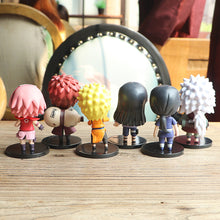 Load image into Gallery viewer, 8-10cm Naruto Anime Figures Model Q Version Naruto Sasuke Kakashi Igaara Itachi Sakura Figurine