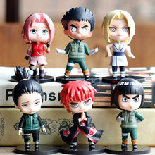 Load image into Gallery viewer, 8-10cm Naruto Anime Figures Model Q Version Naruto Sasuke Kakashi Igaara Itachi Sakura Figurine