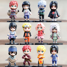 Load image into Gallery viewer, 8-10cm Naruto Anime Figures Model Q Version Naruto Sasuke Kakashi Igaara Itachi Sakura Figurine