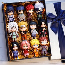 Load image into Gallery viewer, 8-10cm Naruto Anime Figures Model Q Version Naruto Sasuke Kakashi Igaara Itachi Sakura Figurine