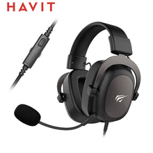 Load image into Gallery viewer, HAVIT H2002d Wired Headset Gamer PC 3.5mm PS4 Headsets Surround Sound & HD Microphone Gaming Overear Laptop Tablet Gamer