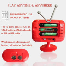 Load image into Gallery viewer, Wolsen Retro Handheld Game Console Mini Game Player With 300 Classic Game Mini TV Style Game Machine With Wireless Controller