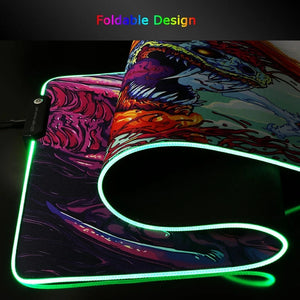 RGB ASUS ROG Mouse Pad Gaming Accessories Computer Mousepad Keyboard Backlit LED Gabinete Gamer Carpet Tapis De Souris Desk Mat