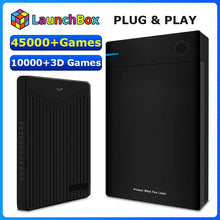 Load image into Gallery viewer, Plug And Play HDD Launchbox External Hard Drive Built-in 50000+ Retro Games Hard Disk For PS3/PS2/PS1/GameCube/SS/N64/WII/NES