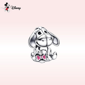 Donald Duck Mickey Mouse 925 Sterling Silver Disney Hot Air Balloon Charms Fit For Pandora Bracelet Bangle DIY Jewelry Making