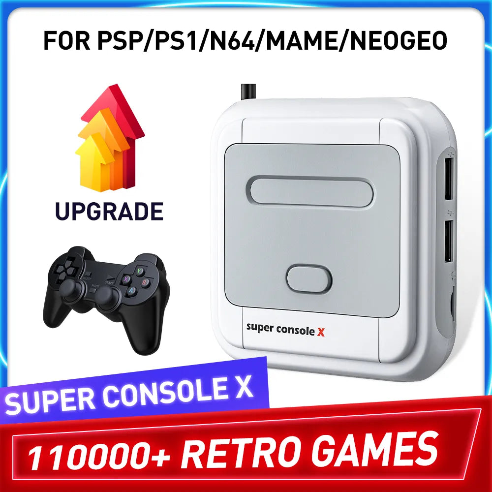 Retro Gaming Console Super Console X With 110000 Retro Games For