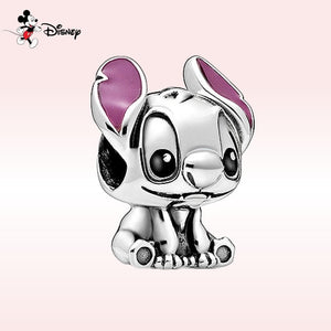 Donald Duck Mickey Mouse 925 Sterling Silver Disney Hot Air Balloon Charms Fit For Pandora Bracelet Bangle DIY Jewelry Making