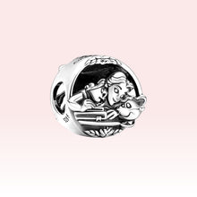 Load image into Gallery viewer, Disney Charms 100% 925 Sterling Silver Original Charms Cute Dog Elephant Beads Fit Pandora Bracelet Bangle DIY Jewelry Making