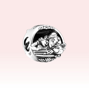 Disney Charms 100% 925 Sterling Silver Original Charms Cute Dog Elephant Beads Fit Pandora Bracelet Bangle DIY Jewelry Making