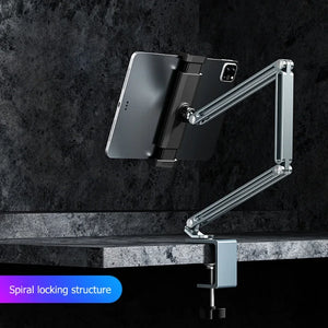 Bed Tablet Stand for 4-12.9 inches Mobile Phones Tablets  Aluminum Arm Bed Desk Tablet Mount Support for iPad Mini