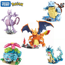 Load image into Gallery viewer, 2022 Classic Anime Pokemon Center House Pikachu Mewtwo Charizard Venusaur Building Blocks Bricks Sets Model DIY Toy For Gift