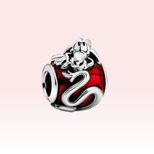 Load image into Gallery viewer, Disney Charms 100% 925 Sterling Silver Original Charms Cute Dog Elephant Beads Fit Pandora Bracelet Bangle DIY Jewelry Making