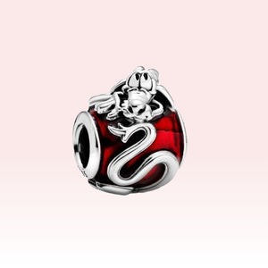 Disney Charms 100% 925 Sterling Silver Original Charms Cute Dog Elephant Beads Fit Pandora Bracelet Bangle DIY Jewelry Making