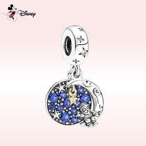 Donald Duck Mickey Mouse 925 Sterling Silver Disney Hot Air Balloon Charms Fit For Pandora Bracelet Bangle DIY Jewelry Making