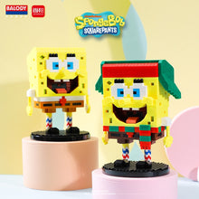 Load image into Gallery viewer, SpongeBob SquarePants Micro particles Block City  Patrick Star Squidward  Charm Kids Toys Birthday Gifts