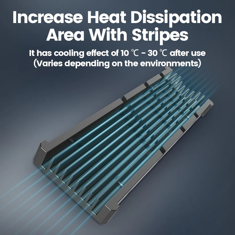 JEYI Cooler II 2280 SSD Heatsink M.2 NVME Radiator Magnesium Aluminum ...